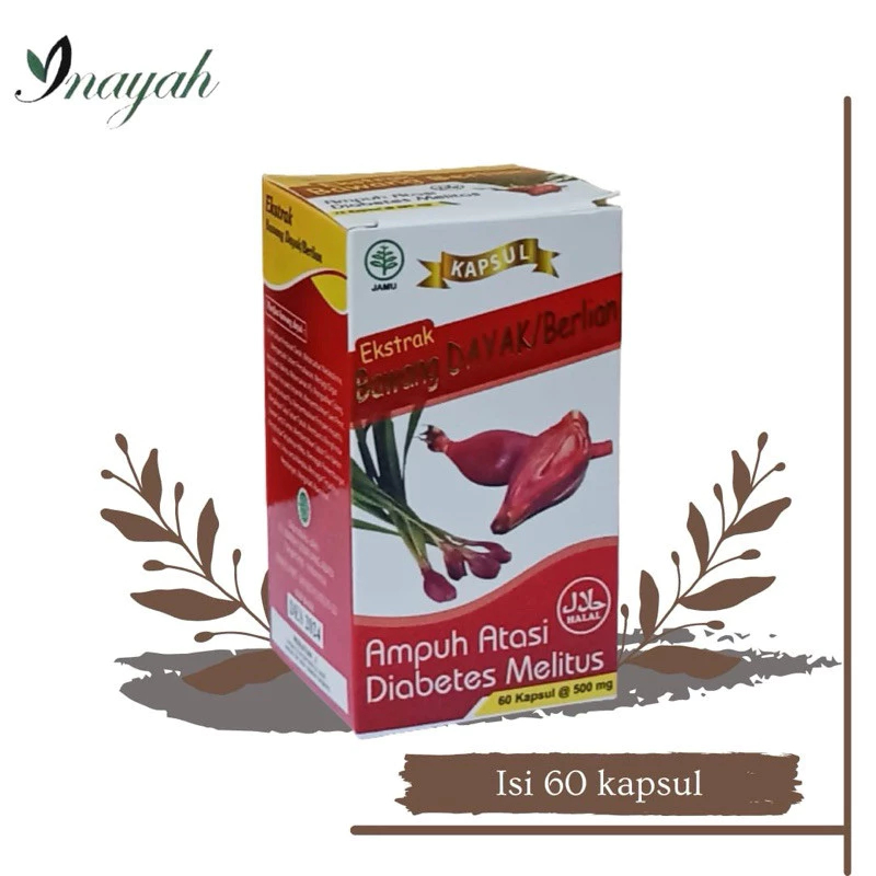 Kapsul Bawang Dayak / Bawang Dayak Asli Kalimantan Ampuh atasi Diabetes