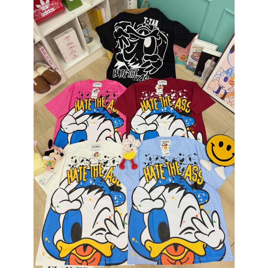 READYSTOCK FL-210 DONAL DUCK KAOS OVERSIZE BKK FLOWER