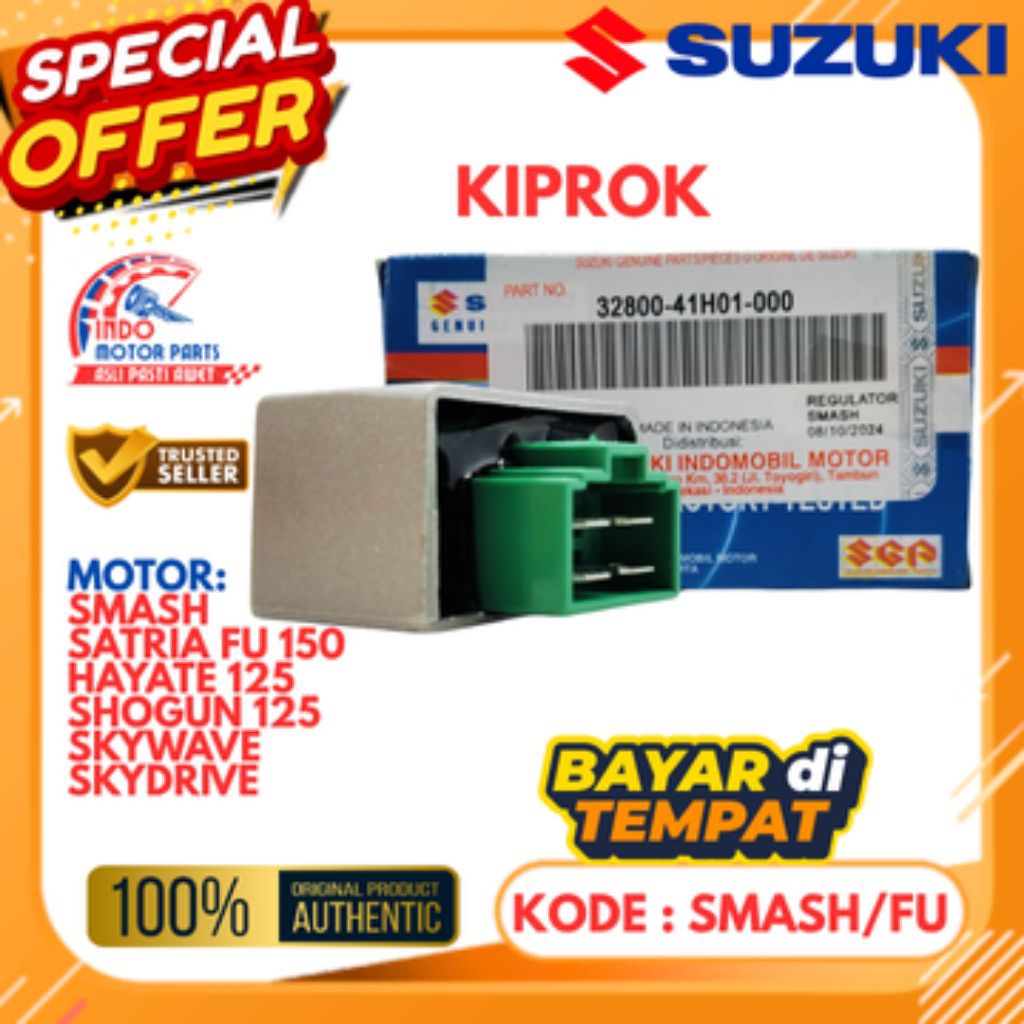 SMASH/FU ORIGINAL KIPROK SUZUKI SMASH, KIPROK SUZUKI SKYWAVE, KIPROK SUZUKI SKYDRIVE, KIPROK SUZUKI 