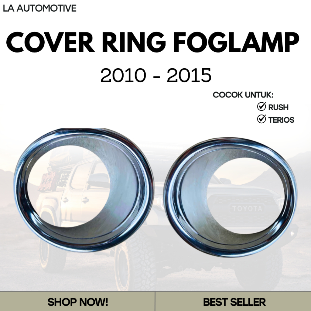 COVER RING FOGLAMP RUSH DAN TERIOS 2010-2015