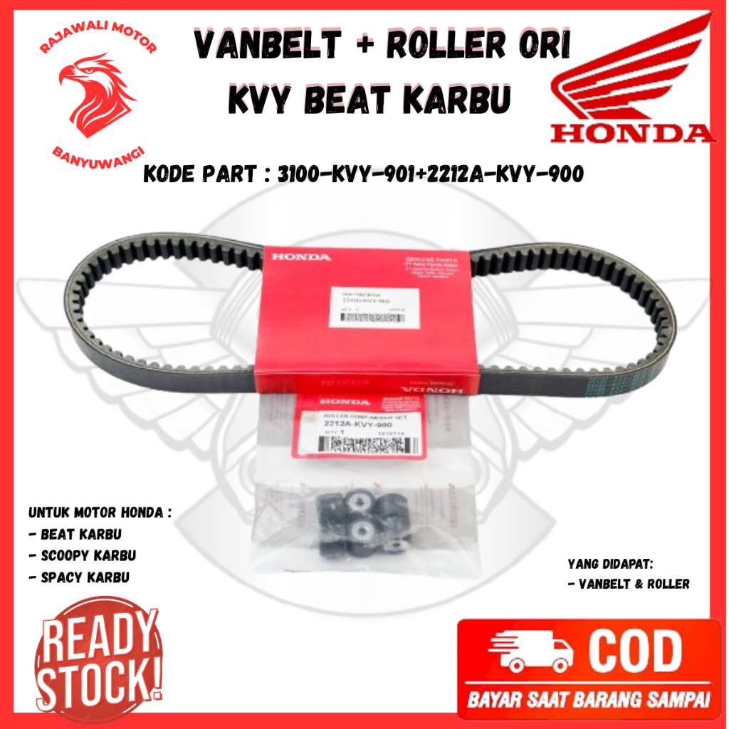 vanbelt beat karbu ori - panbelt beat - vanbelt beat carbu - vanbelt beat karbu ori premium - KVY
