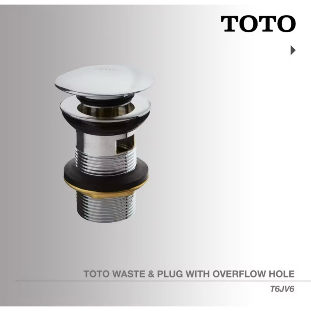 TOTO T6JV6 Afur Wastafel One Push Pop-Up second ori