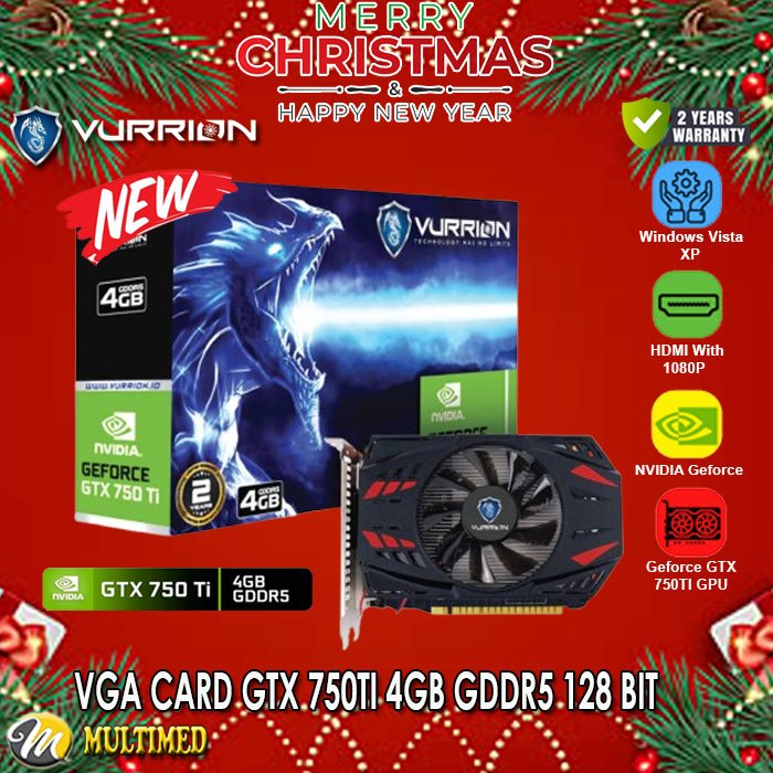 VURRION VGA CARD GTX750 TI / GTX 750 TI NEW