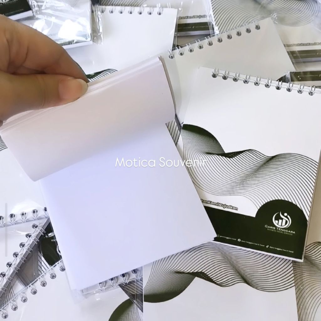 Souvenir Merchandise Notes Notebook A6 Souvenir Pernikahan notes notebook