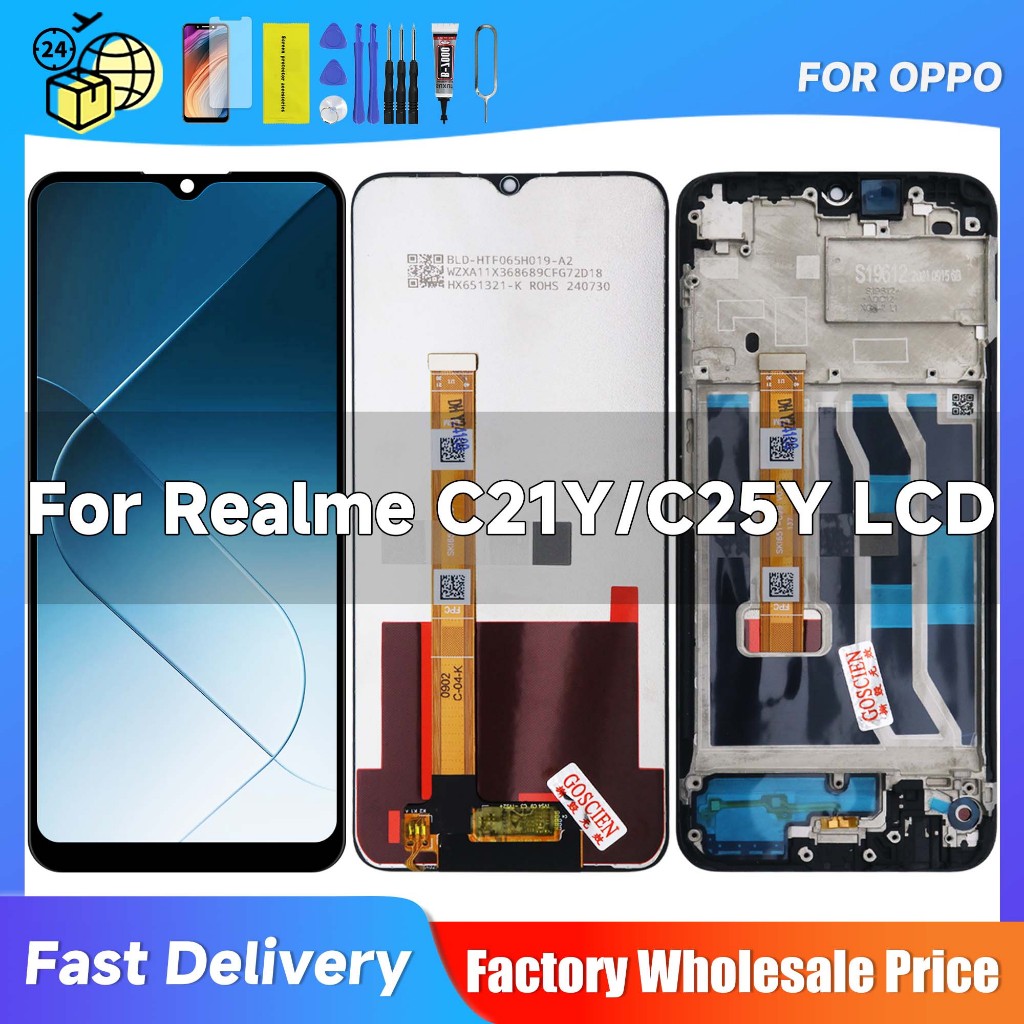 LCD Original for OPPO Realme C21Y/C25Y FULLSET Touchscreen ORI