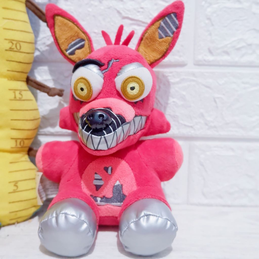 Boneka FNAF Five Nights At Freddy's NIGHTMARE FOXY Red Stuffed Toy