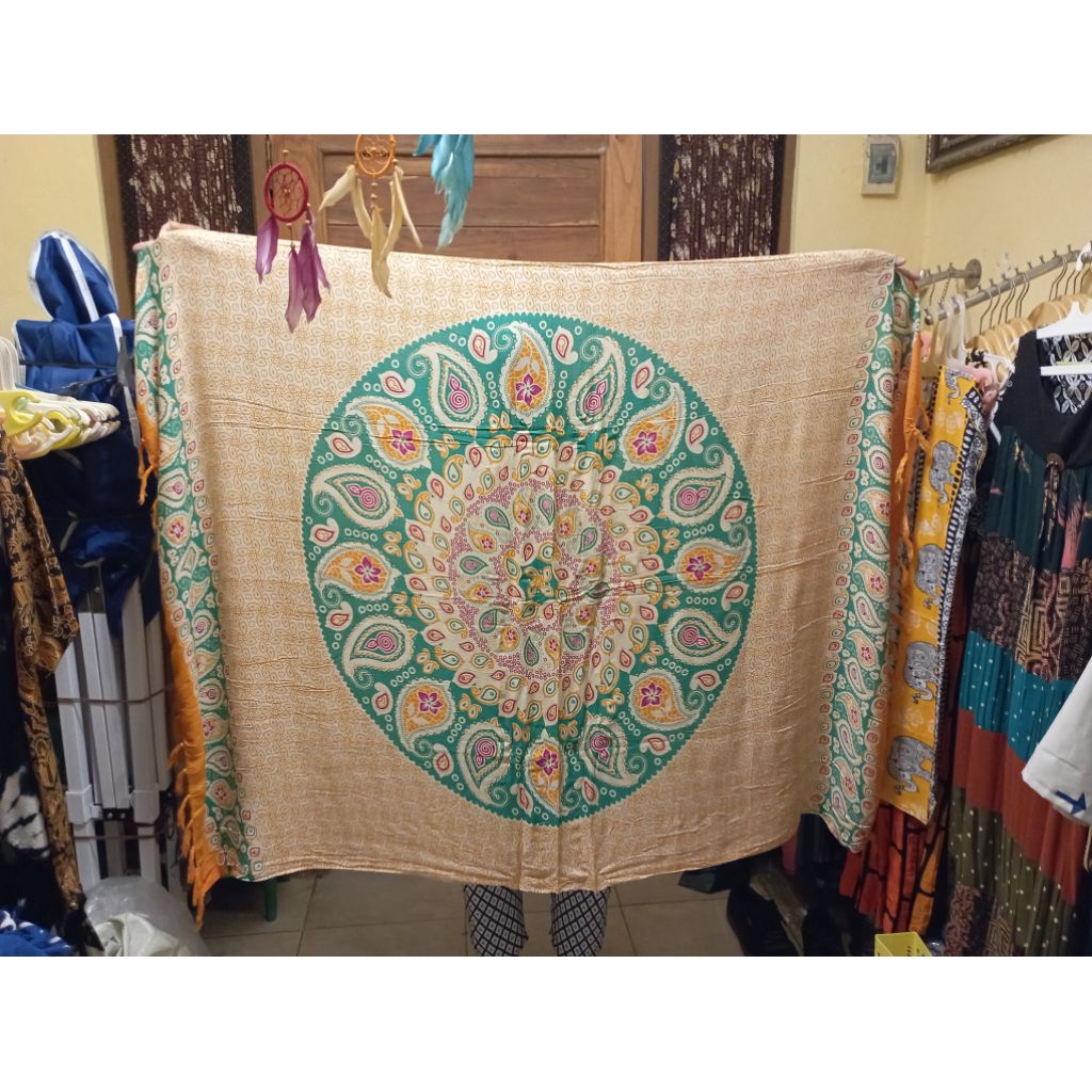 kain pantai mandala tapestry kain Bali kain