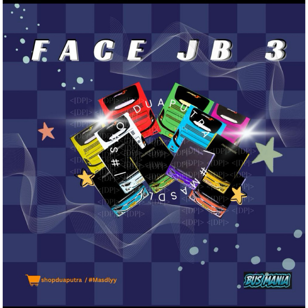 Stiker FACE JB 3 RKC