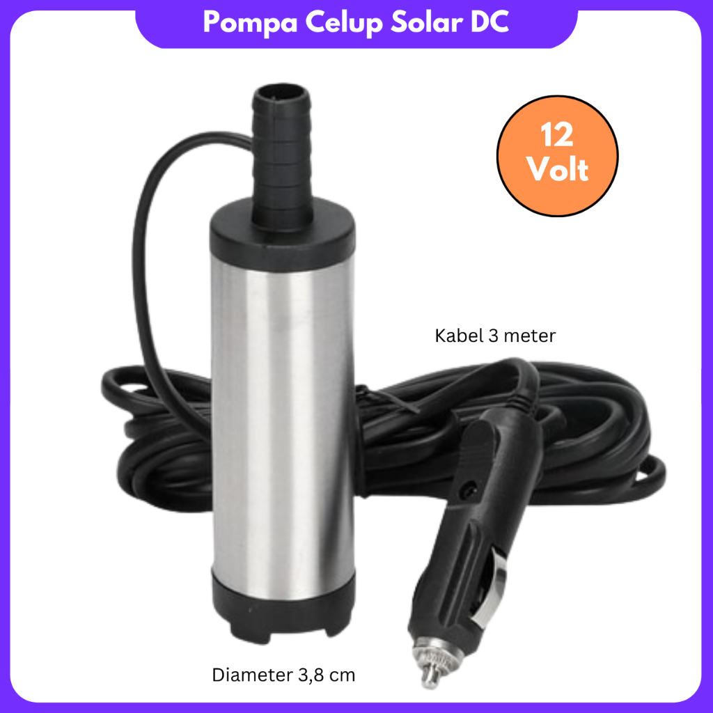 Pompa Celup Mini 12 Volt Pompa Solar Minyak Lighter