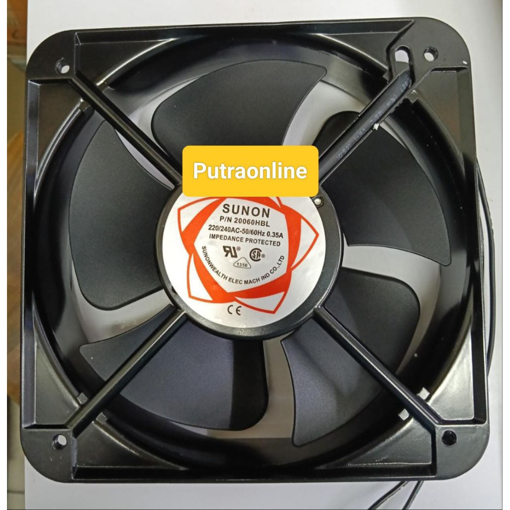 FAN SUNON 20CM AC 220V/240V Ball Bearing / Fan 20 x 20 cm AC 220V/240V Sunon