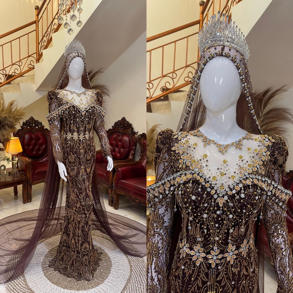 Kebaya pengantin akad santili | Kebaya pengantin akad putih | Kebaya pengantin full payet | kebaya p