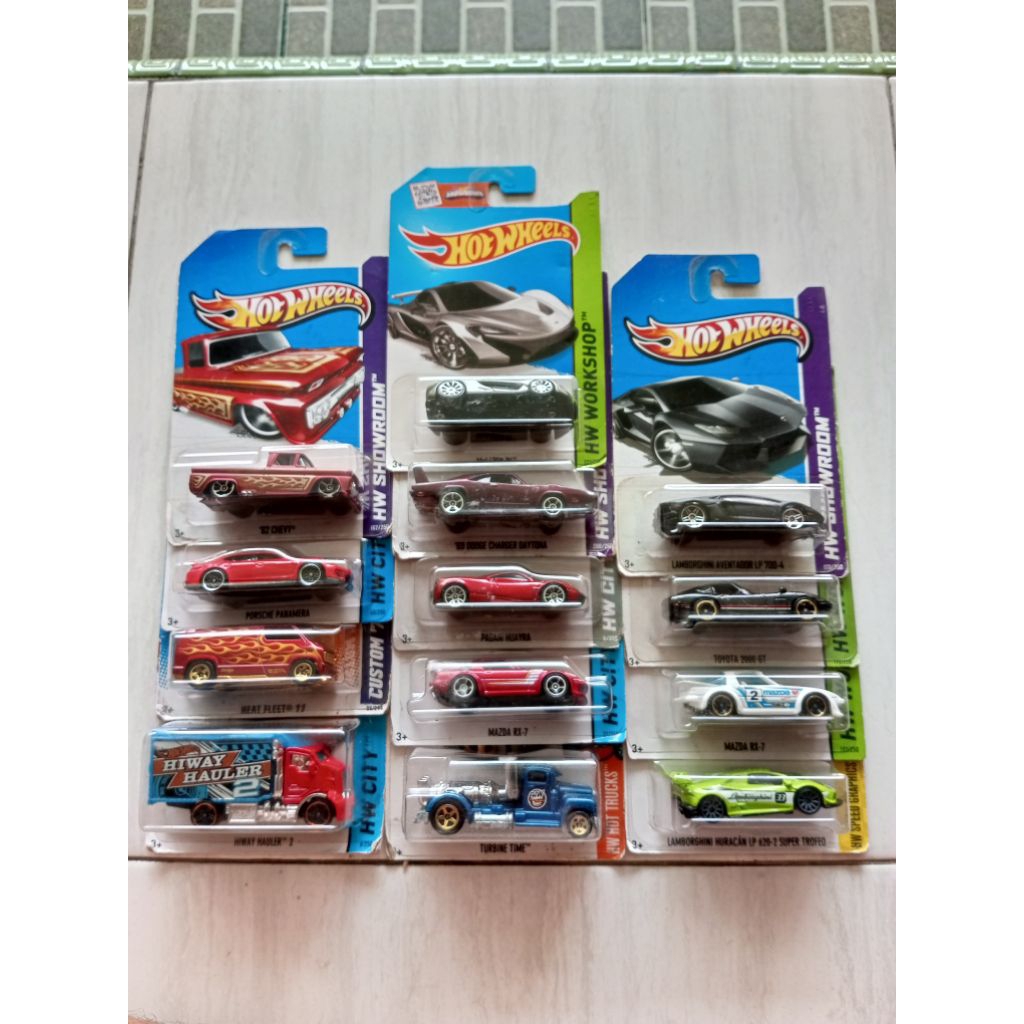 Hot Wheels Take All Blue Card