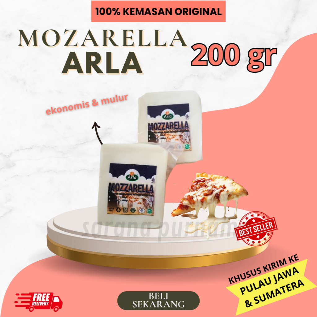 Keju Mozarella Arla 200 gr