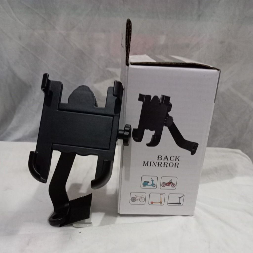 HOLDER HP DUDUKAN HP BUAT DI SEPION MOTOR BAHAN PULL BESI