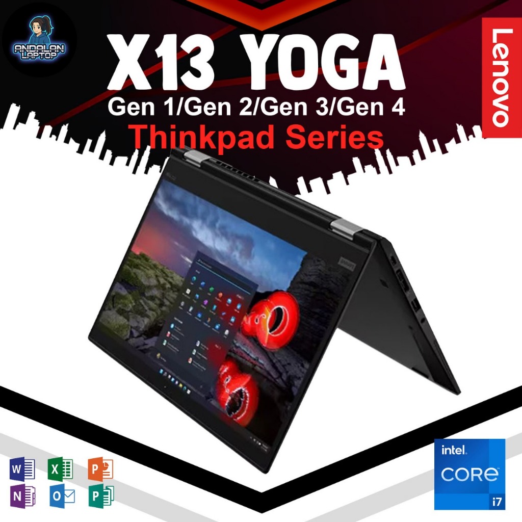 Lenovo Thinkpad X13 YOGA G3 / X13 YOGA G2 G1 Intel i7 / i5 16GB 512GB