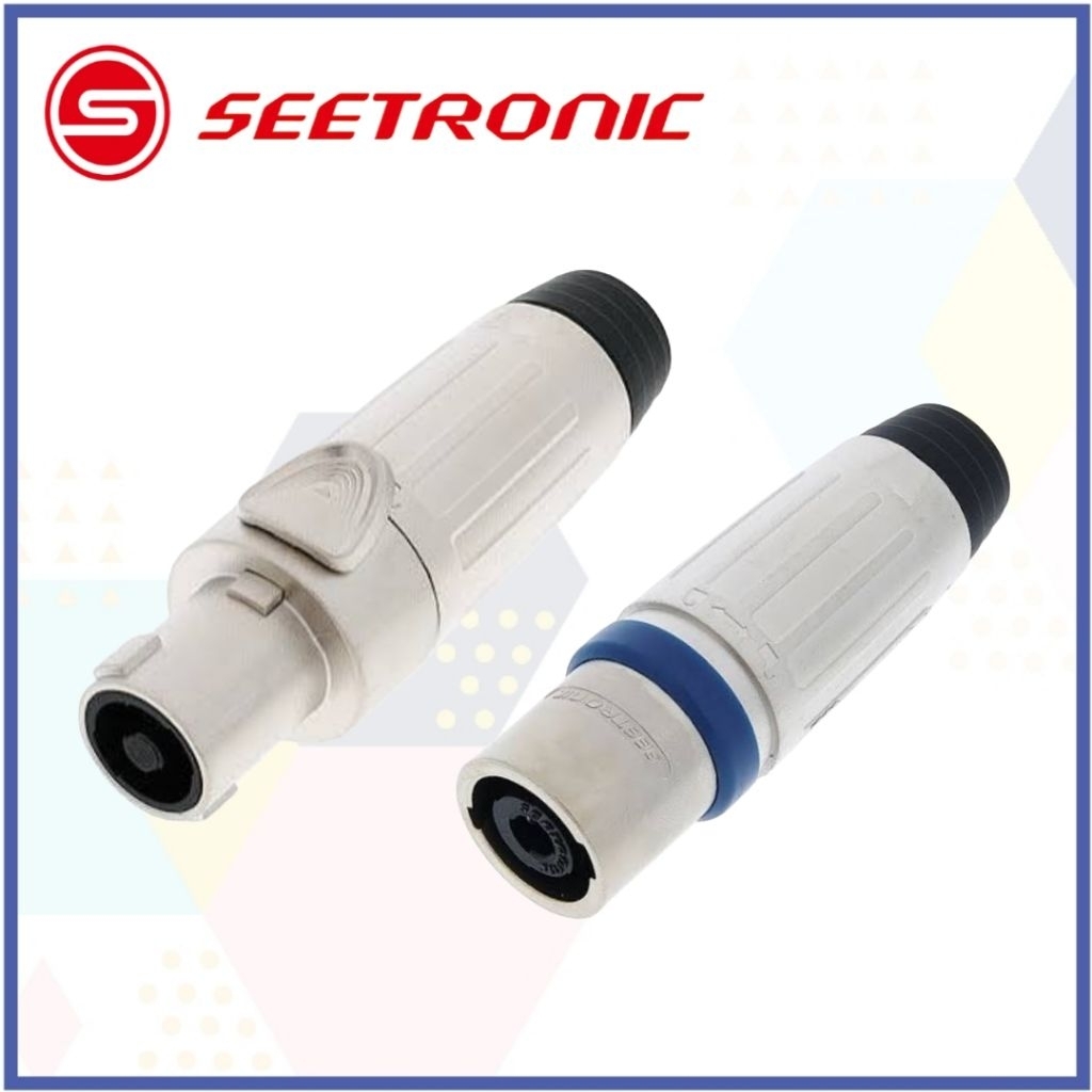 Jack Speakon - Jek Spikon - Seetronic Jack Speakon 4P Besi male female solder
