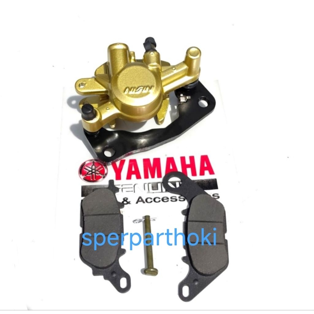 kaliper depan yamaha xeon karbu,xeon rc,xeon gt +kampas rem