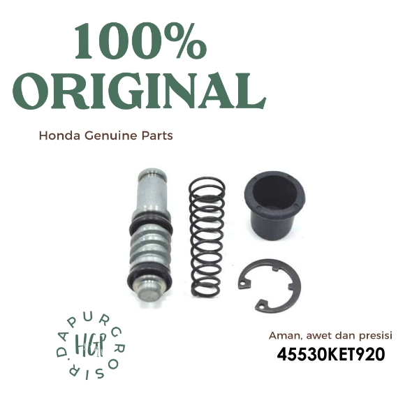 Seal Master Honda Supra Original AHM Cylinder Set Master Rem Supra X 125 - 45530KET920