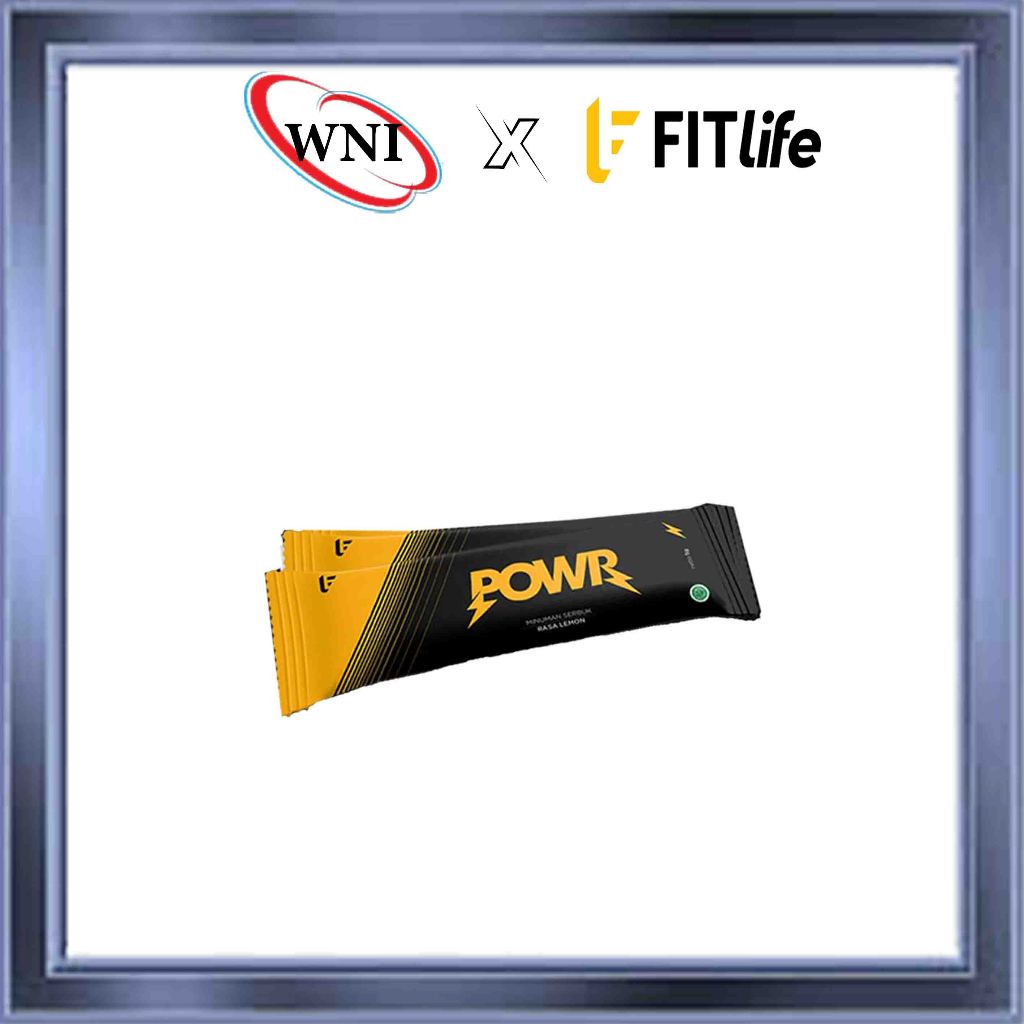 FITlife POWR Sachet - PreWorkout saset BPOM & Halal - Suplemen PWO GYM - WenNutrindo