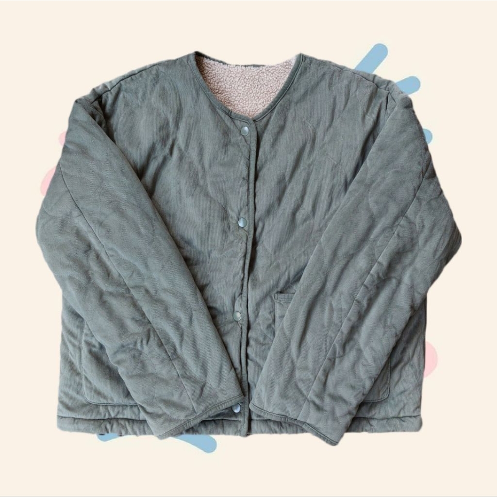 SPAO Reversible Corduroy Sherpa 100% Original