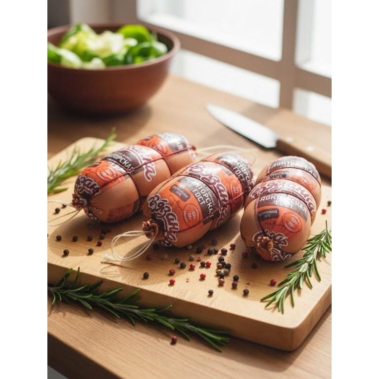 Kolbasa Doktorskaya 370 gram Sosis Diet Rendah Lemak Kaya Vitamin B1 B2 B3 B4 B5 B6 B9 B12 Dari Dagi