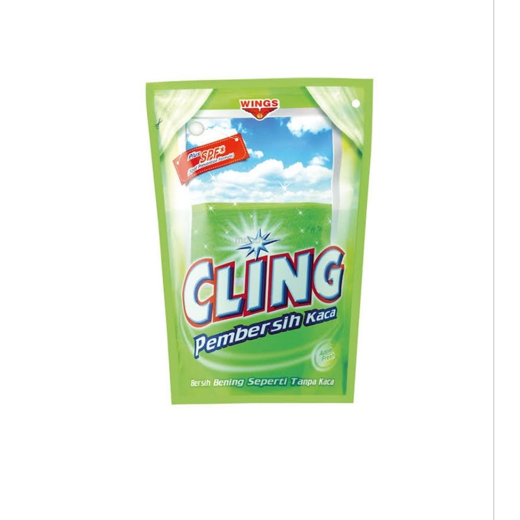 cling cairan pembersih kaca Apple fresh