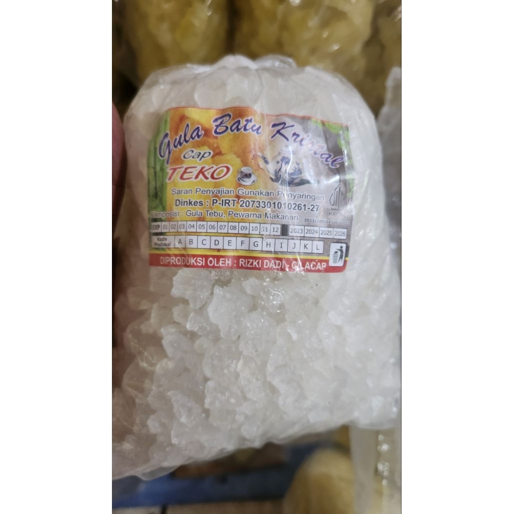 Gula batu kristal putih 1 kg