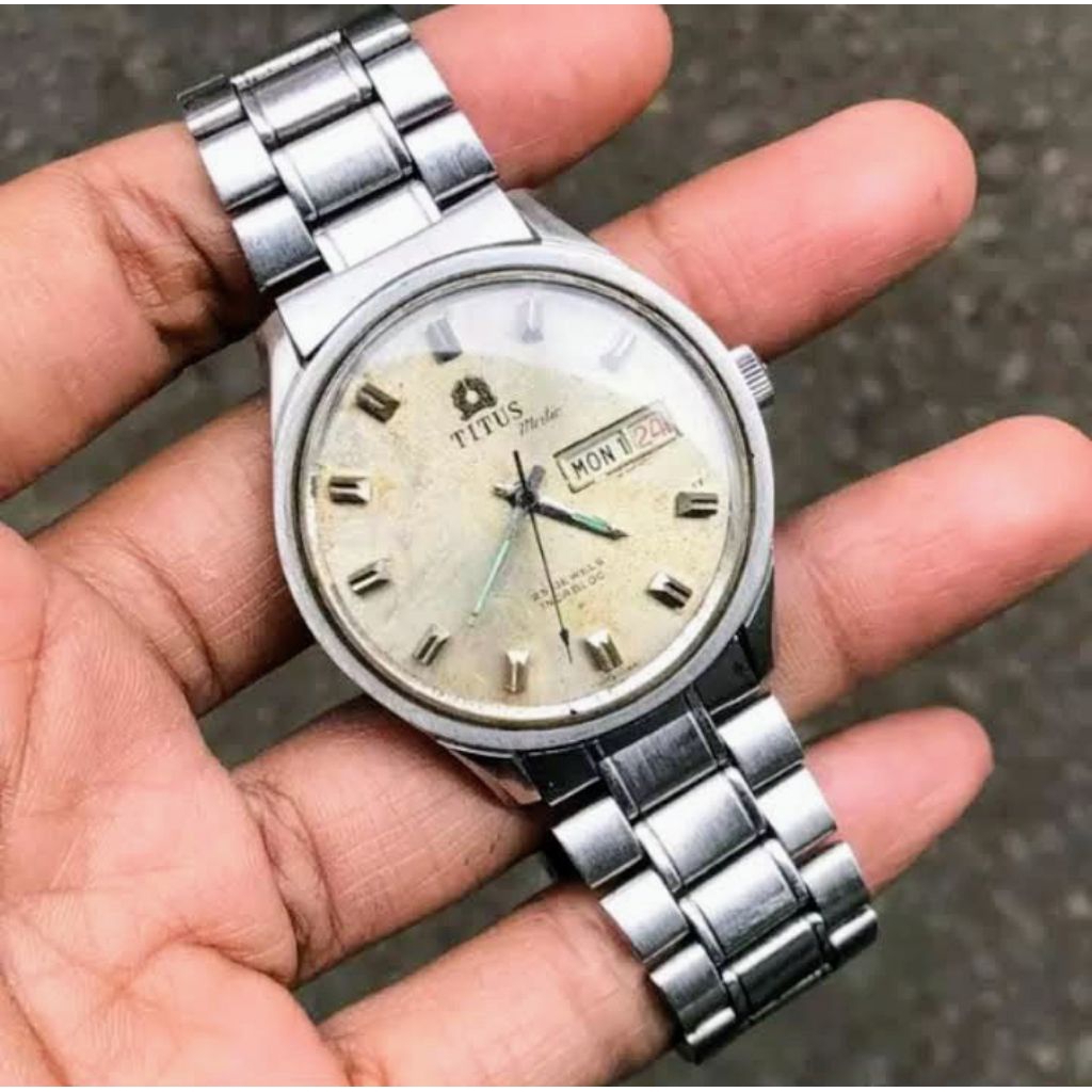 jam tangan pria Jadul Vintage Solvil et Titus ref no 7795.