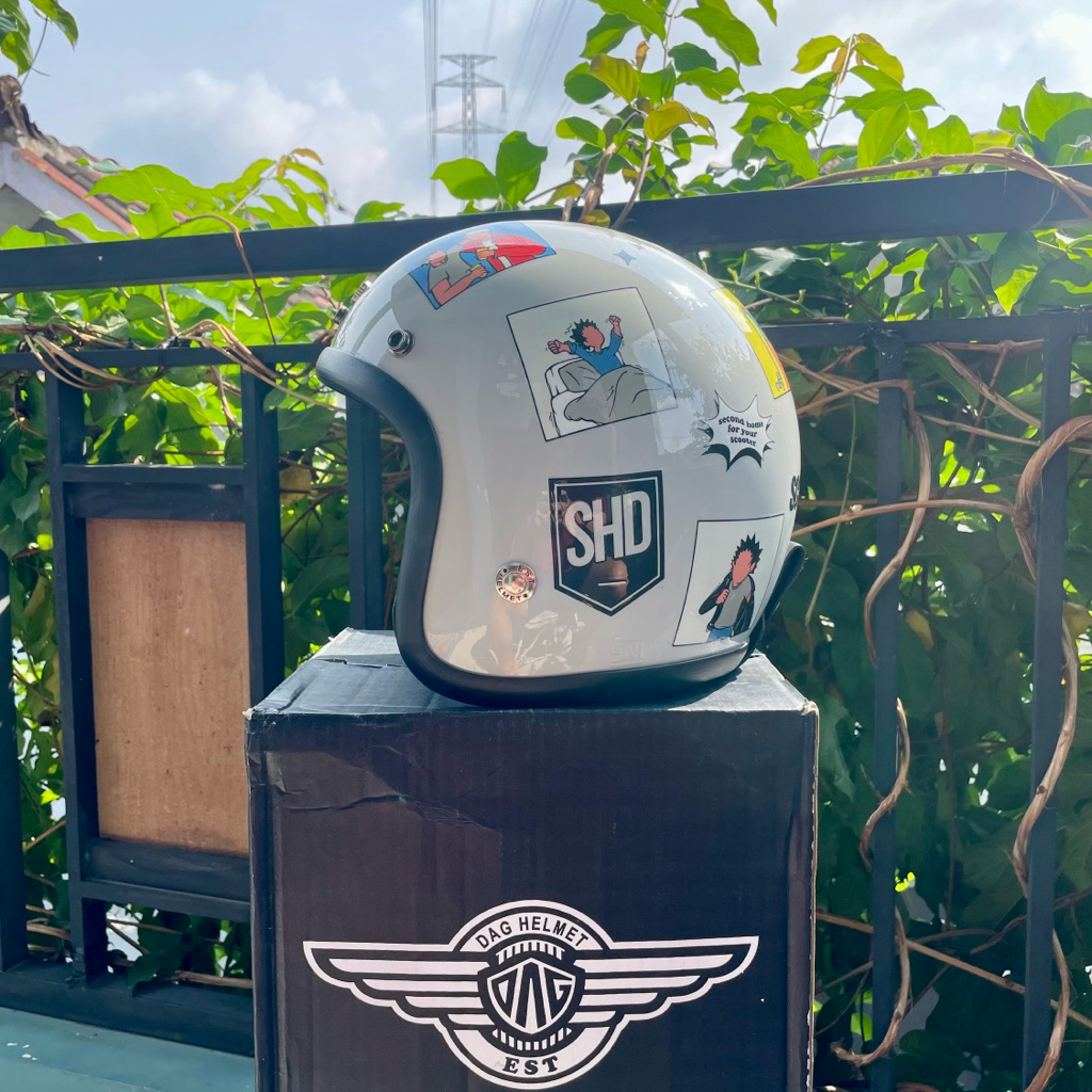 (Used) DAG Helmet X SHD Scooter Slimhead 500-TX Comic Limited Edition (1 of 100)