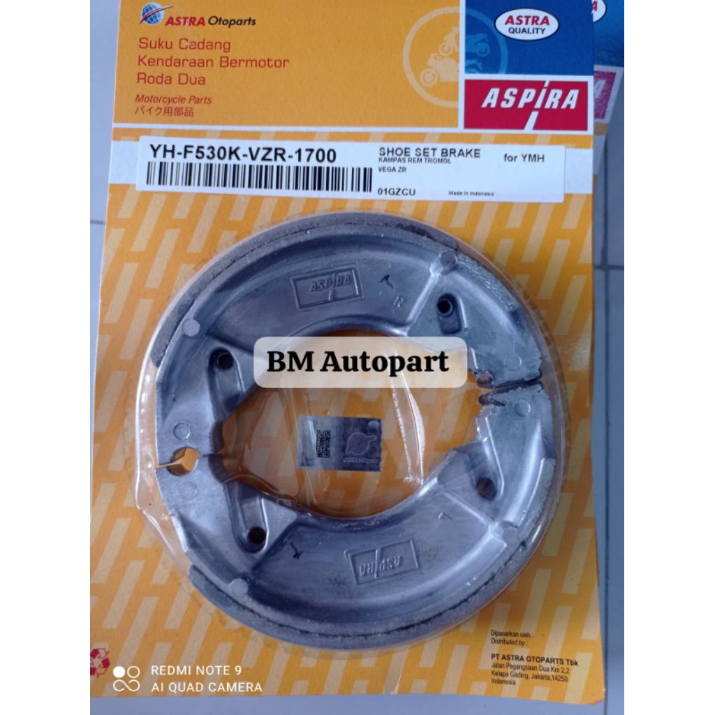 KAMPAS REM TROMOL VEGA ZR ASPIRA