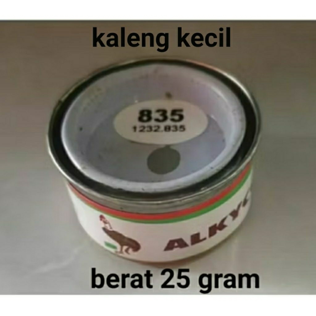 Cat kayu dan besi alkycoat 25 gram warna abu