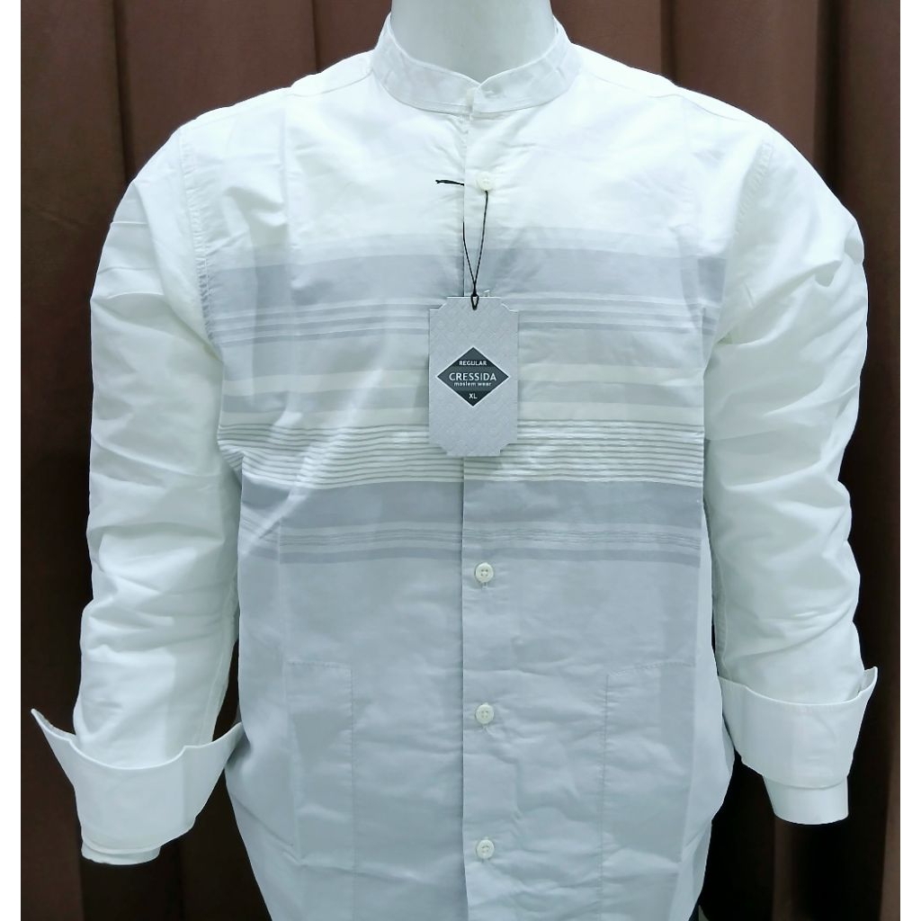 KEMEJA KOKO CRESSIDA REGULAR FITT LENGAN PANJANG ORIGINAL
