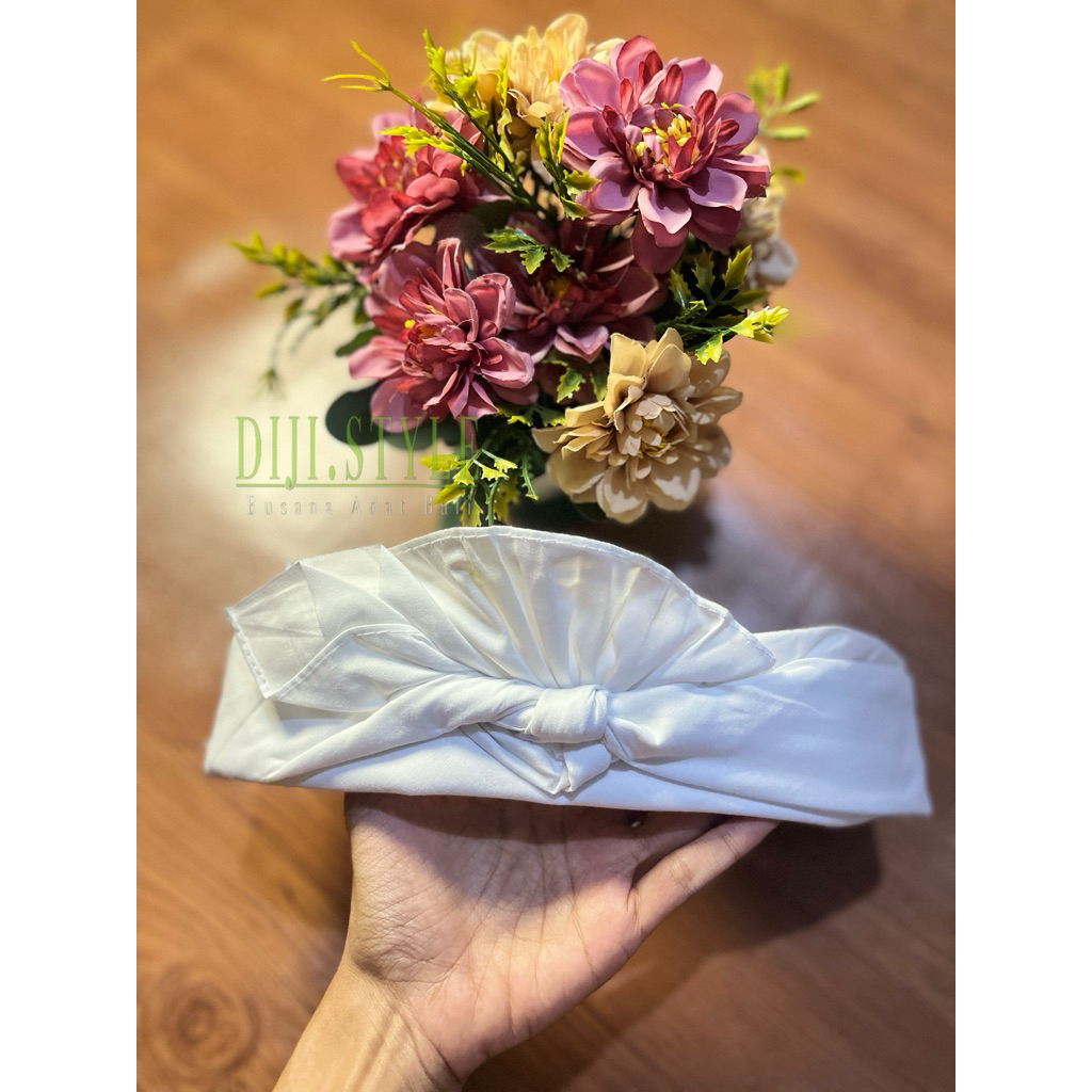 Udeng Putih Jadi Janggar Rimpit | Udeng Jadi | Udeng Bali