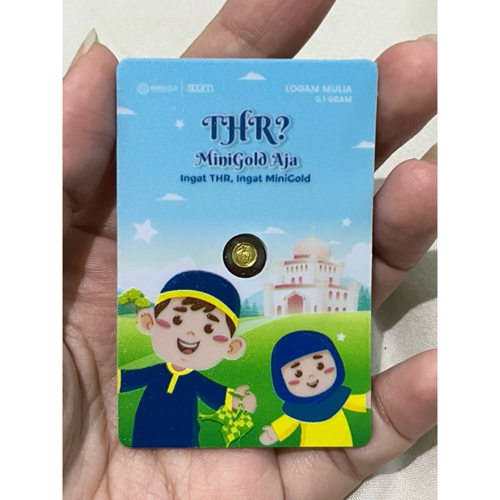 MINI GOLD LM (Logam Mulia) 0,1gr