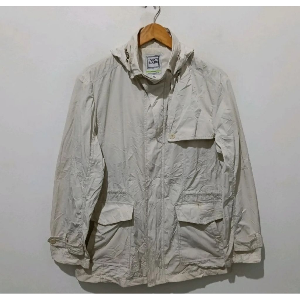 ENRICO COVERI Italy Anorak Parka Jacket