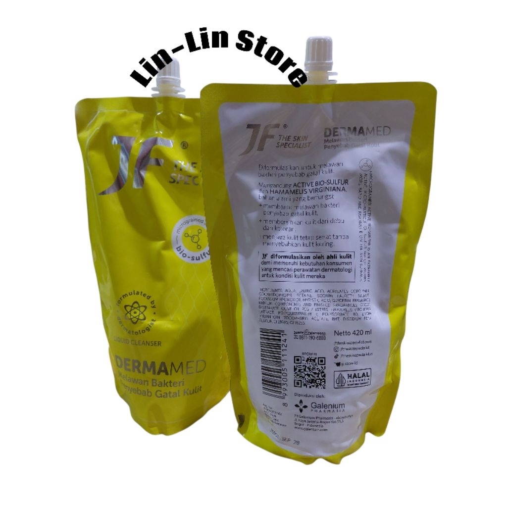 Sabun Cair JF Sulfur 420ml - Sabun Mandi JF sulfur 420ml - Sabun JF  Atasi Gatal jamur kulit