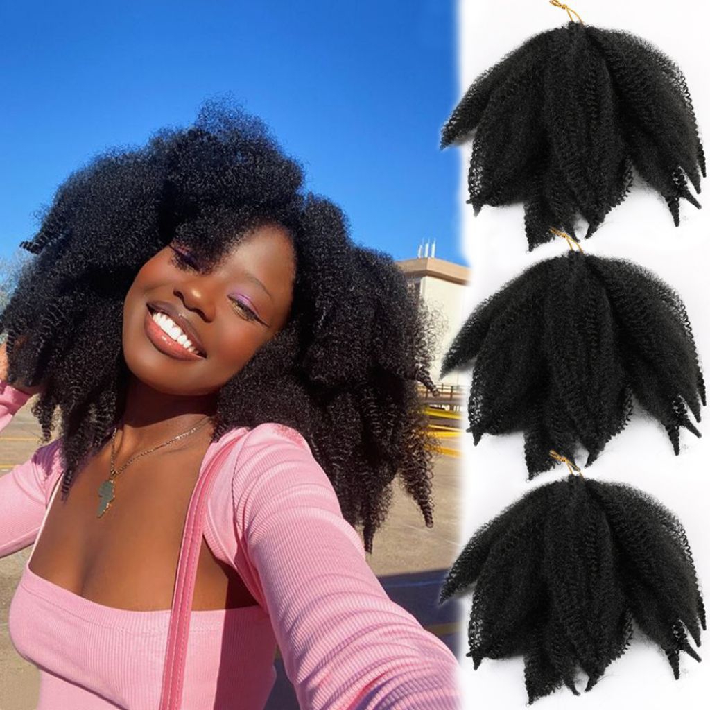 rambut sambung afro rambut sambung keriting, rambut sambung seperti rambut asli