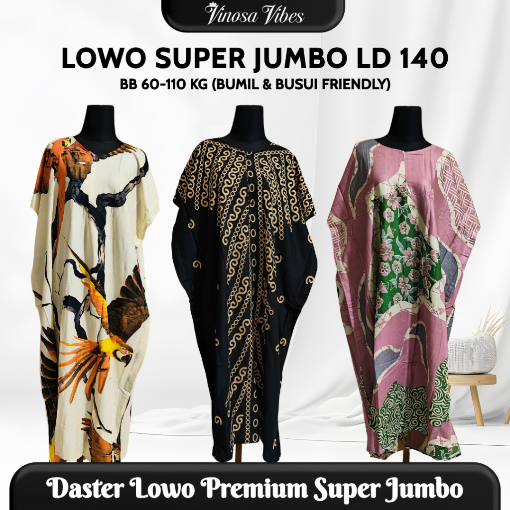 DASTER JUMBO LD 140 (MUAT BB 60-110KG) RAYON PREMIUM ADEM BUSUI KEKINIAN - DASTER JUMBO BUMIL - DAST