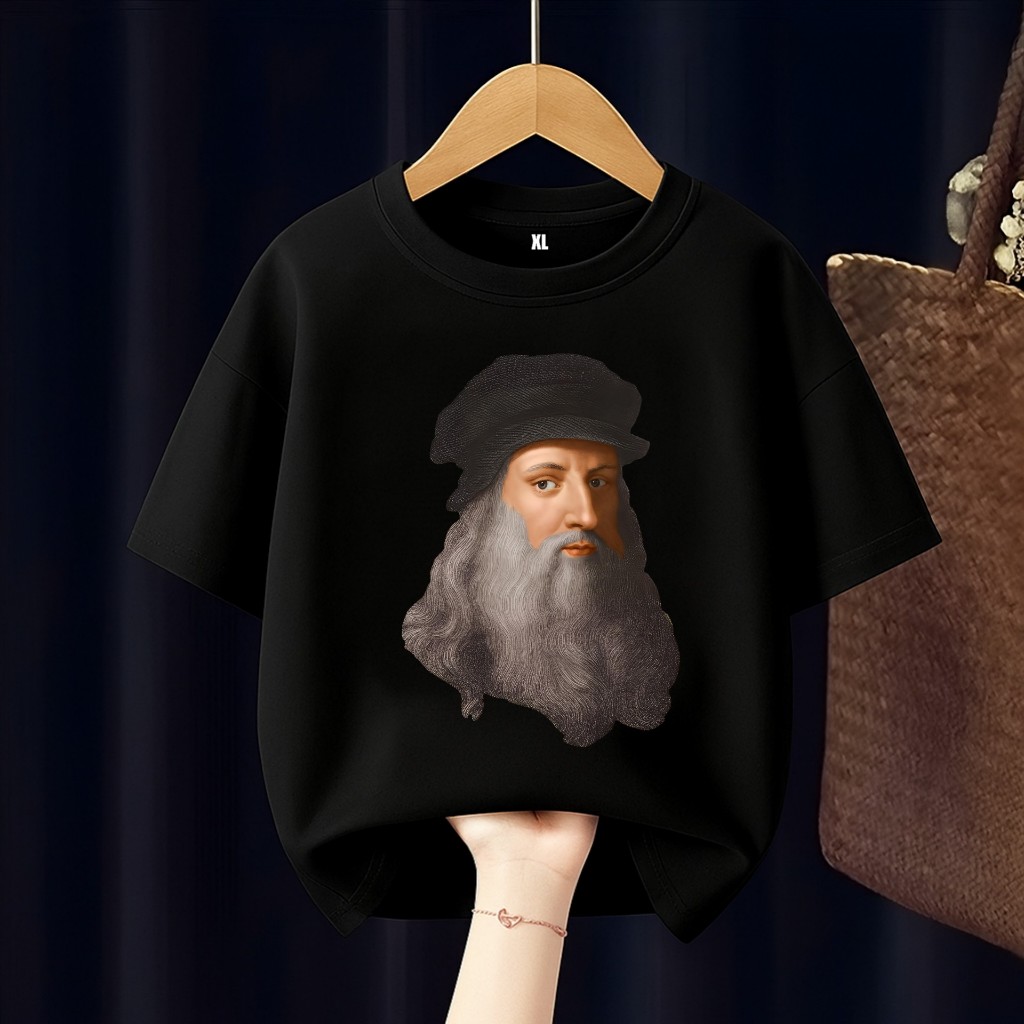 BAJU KAOS ANAK LEONARDO DA VINCI FREE CUSTOM NAMA