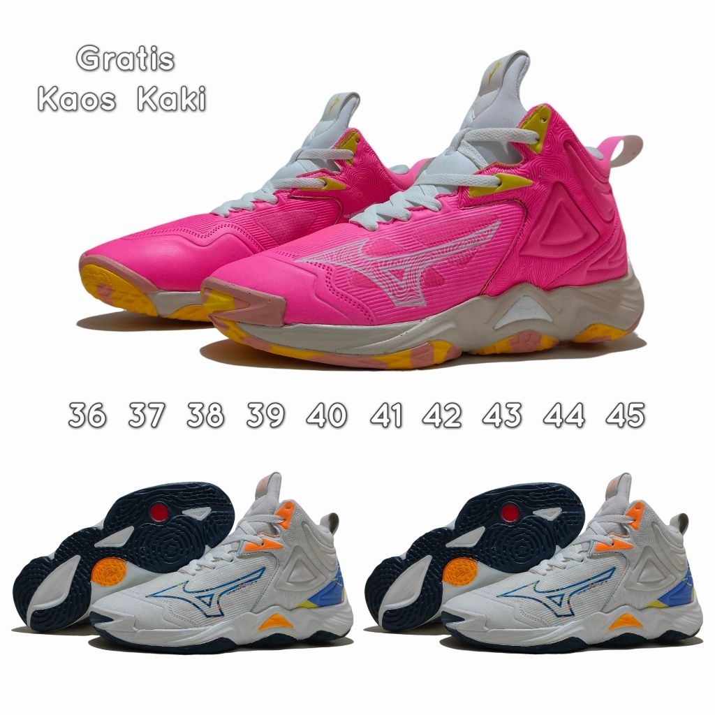 Sepatu Mizuno Wave Momentum 3 - Mizuno Wave Lightning - Sepatu Mizuno Wave Mirage / Sepatu Volly
