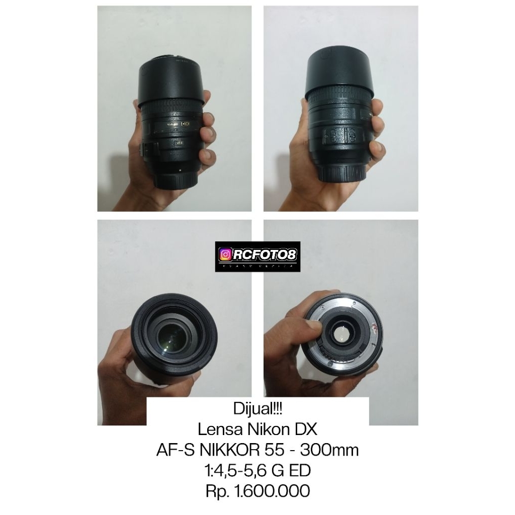Lensa Nikon DXAF-S NIKKOR 55 - 300 mm1:4,5-5,6 G ED