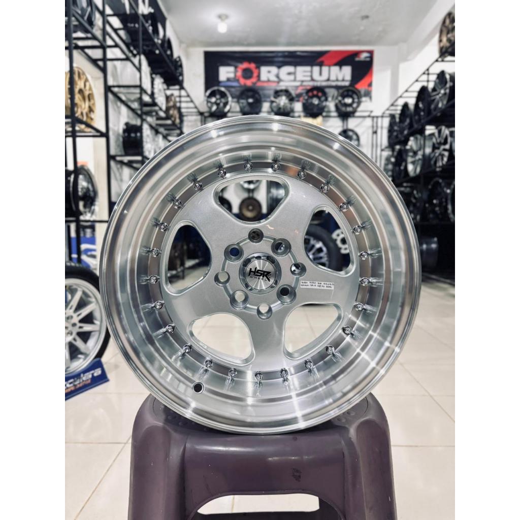 Velg Mobil HSR Ring 15 Type Burn Velg Celong Lubang 4 Cocok Untuk Mobil Jazz Avanza Agya Dll