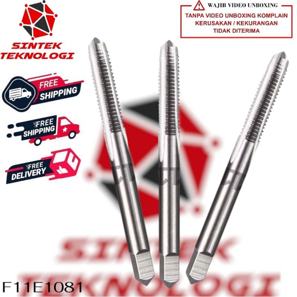 Hand Tap M6 x 1.0 Tap Baut 10 HSS Bukan Yamawa OSG