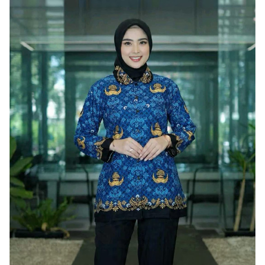 Kemeja Korpri Pria Blus Korpri Wanita original cutoon40s Seragam Korpri