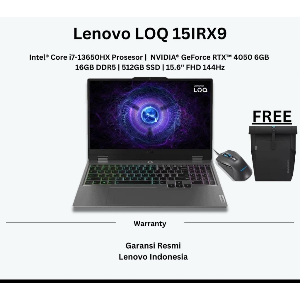 Lenovo LOQ i7 15IRX9