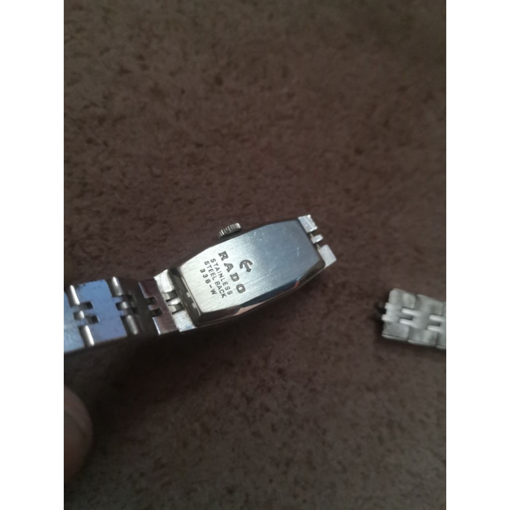 bahan jam tangan vintage rado ladies manual kondisi off
