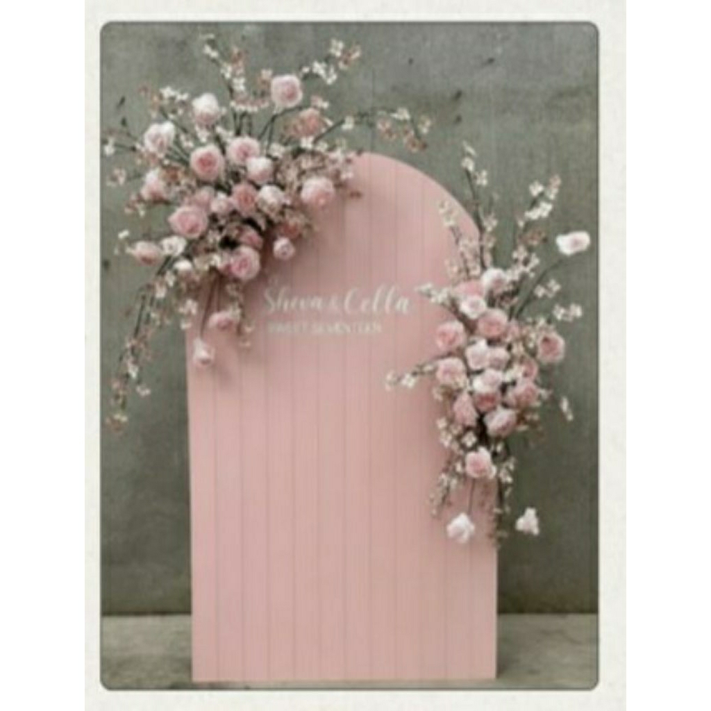 Backdrop bunga/dekorasi bunga/bunga/party/bunga dekorasi cantik