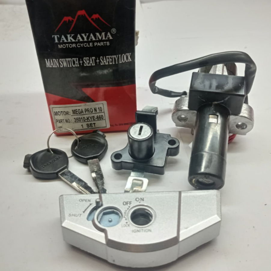 KUNCI KONTAK PLUS KUNCI JOK MEGA PRO MEGAPRO NEW 2010 MONOSHOCK TAKAYAMA
