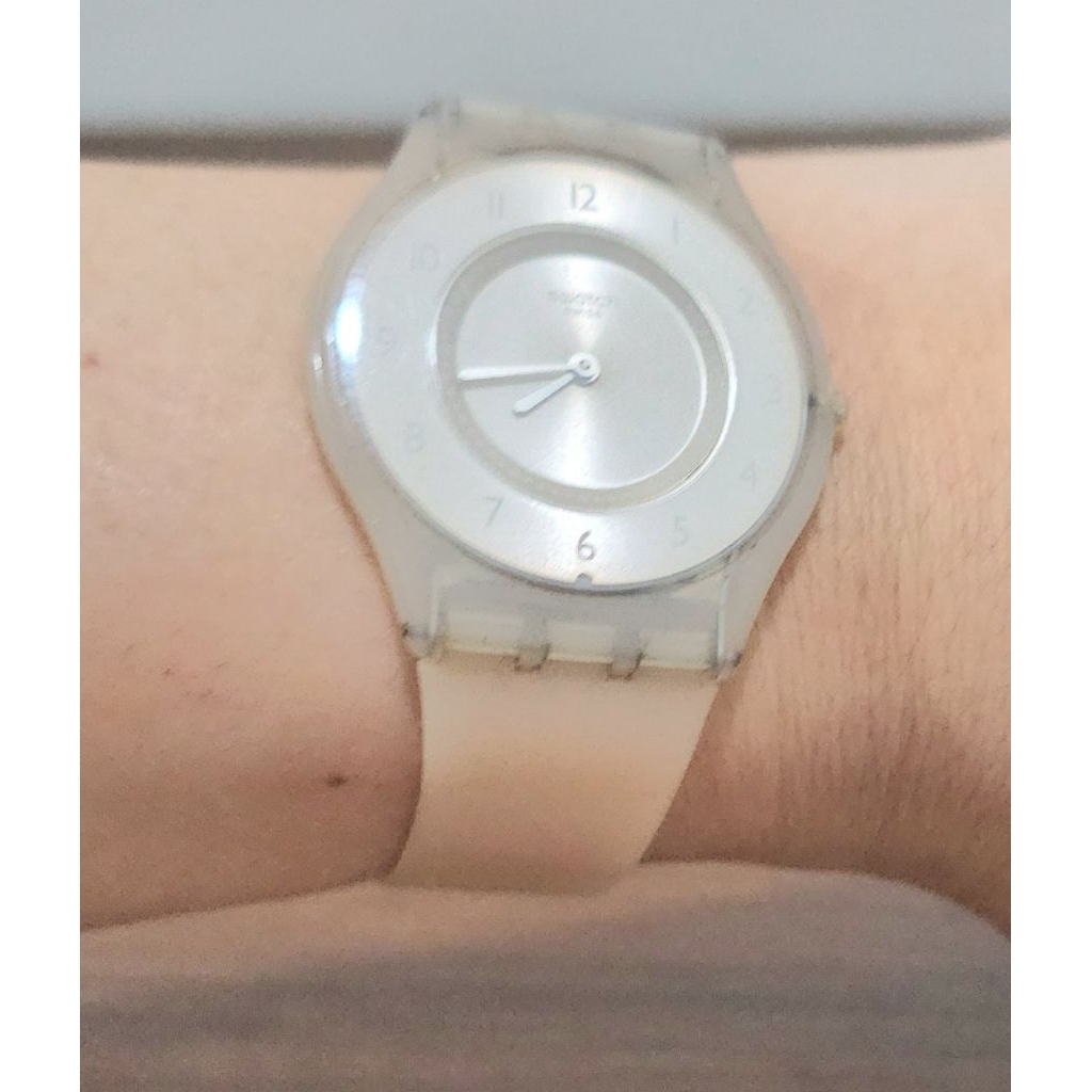 PRELOVED ORI SWATCH NUDE WATCH / JAM TANGAN SECOND