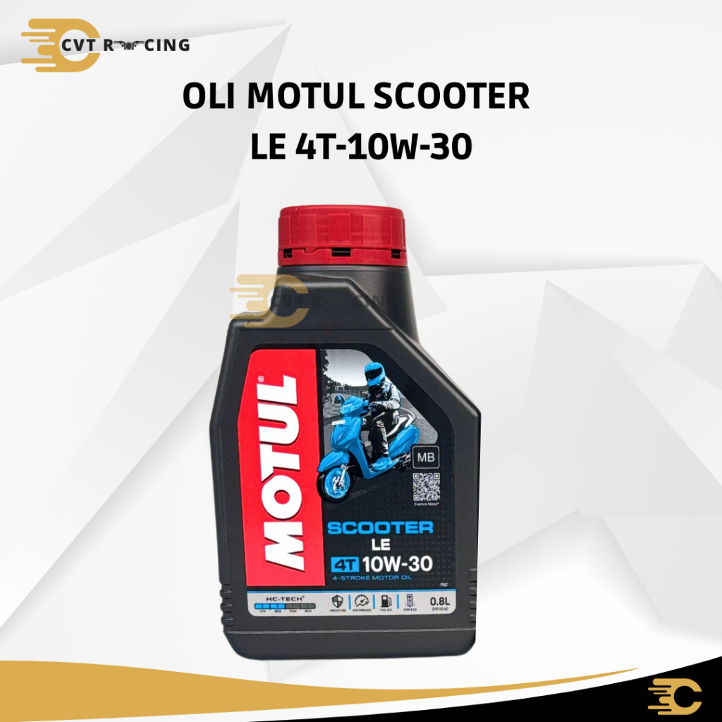 Oli Motor Motul Scooter LE 4T 10W-30 – Oli Matic Full Synthetic – Honda & Yamaha Matic